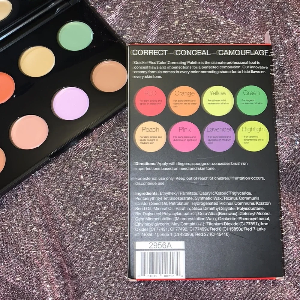 Quickie Fixx Color Correcting Palette‎ By Reema Beauty